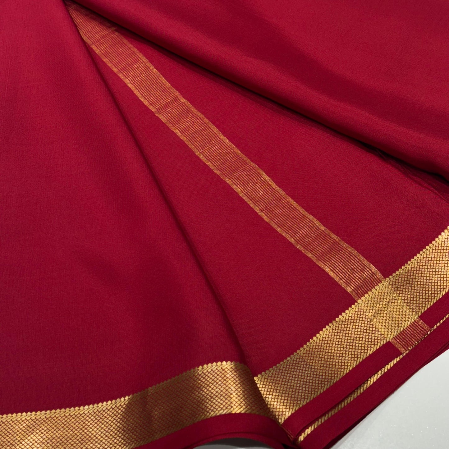 Pure Mysore Crepe Silk Saree