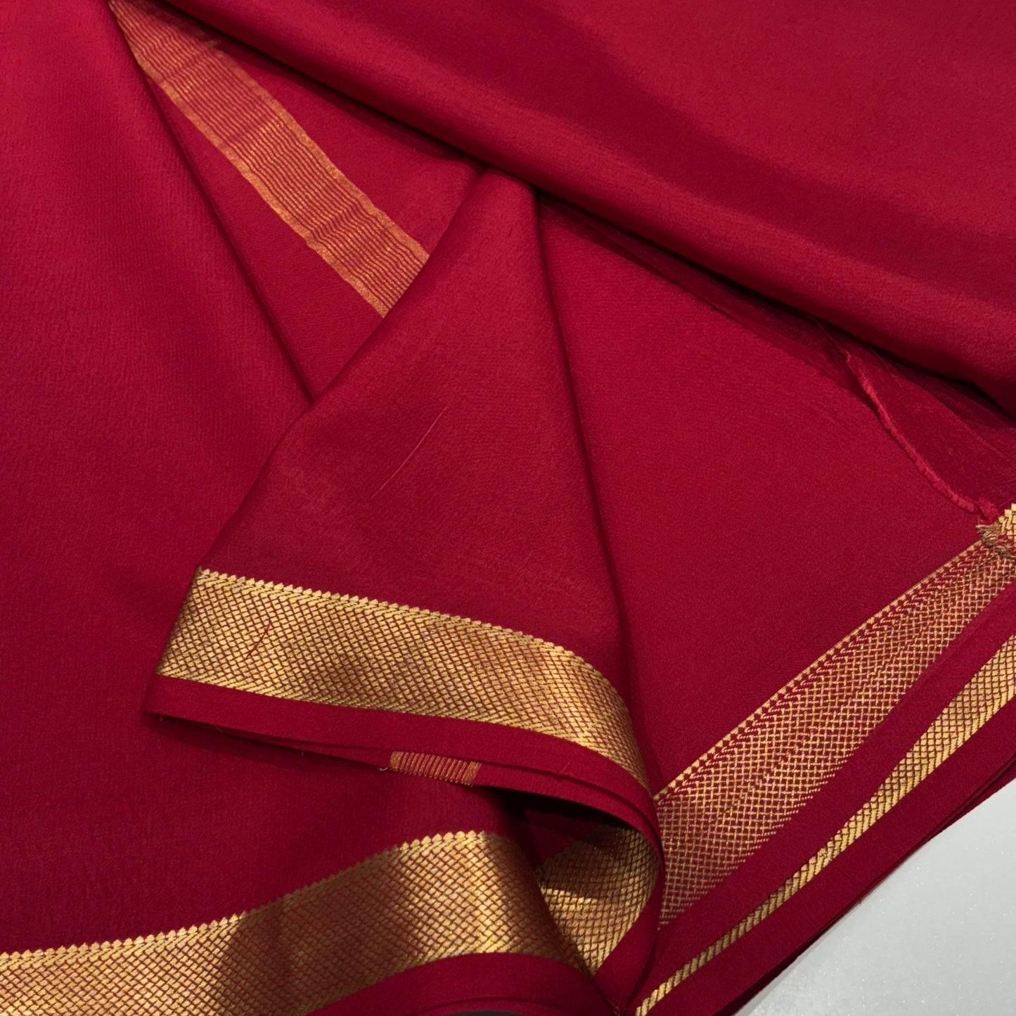 Pure Mysore Crepe Silk Saree