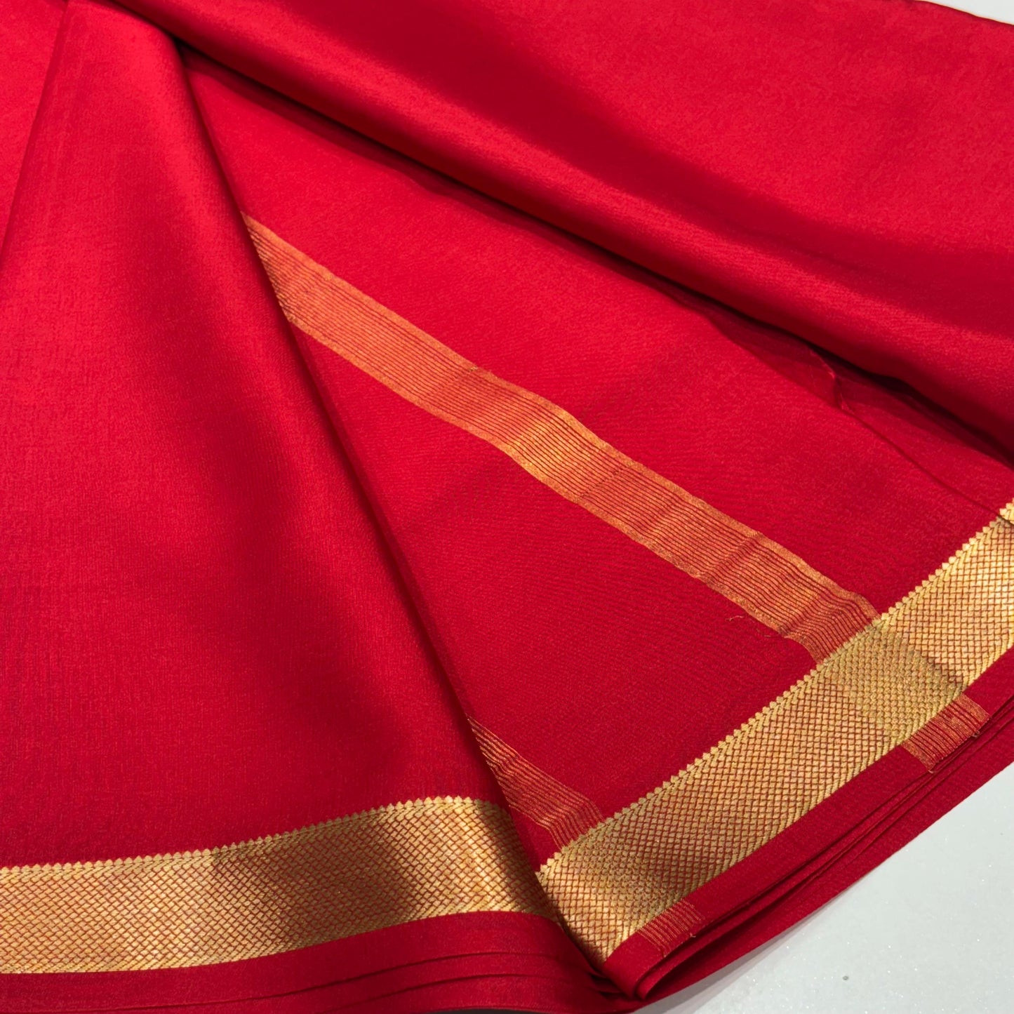 Pure Mysore Crepe Silk Saree