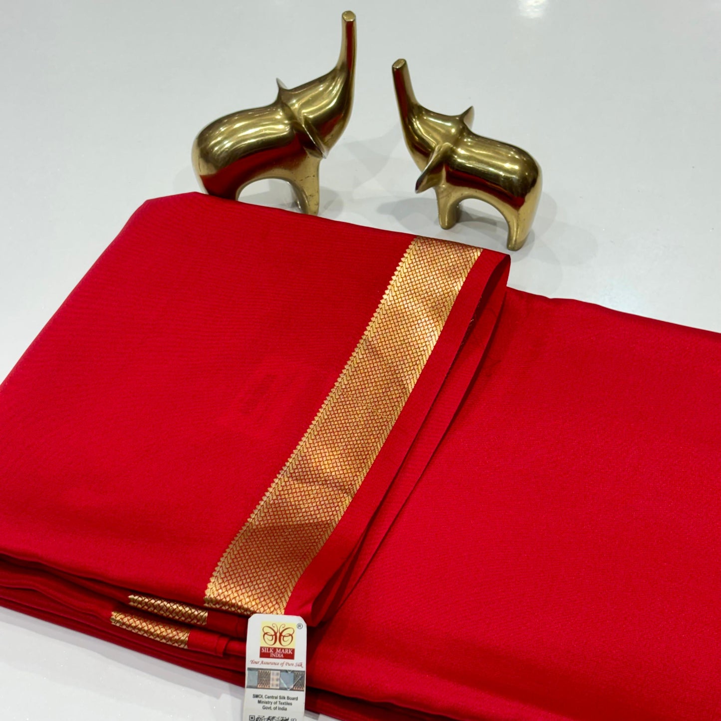 Pure Mysore Crepe Silk Saree