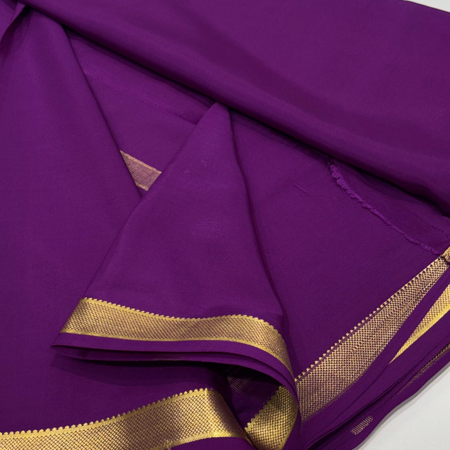 Pure Mysore Crepe Silk Saree
