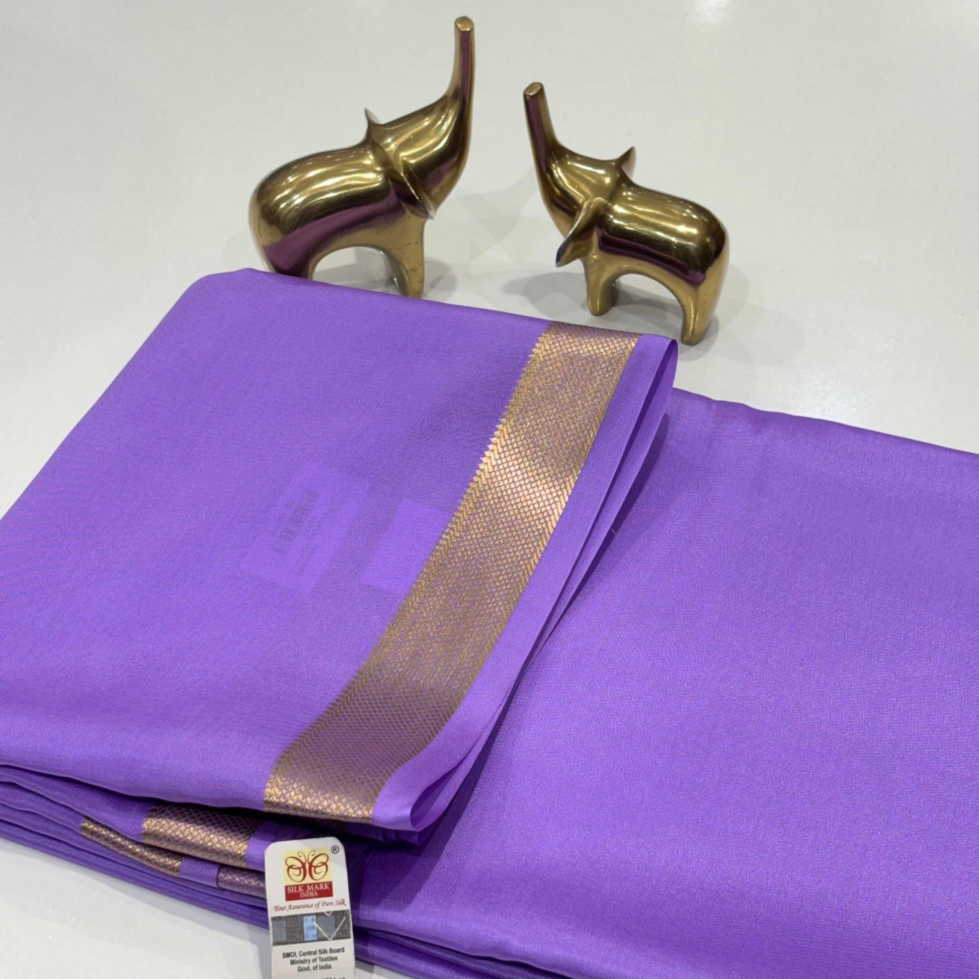 Pure Mysore Crepe Silk Saree