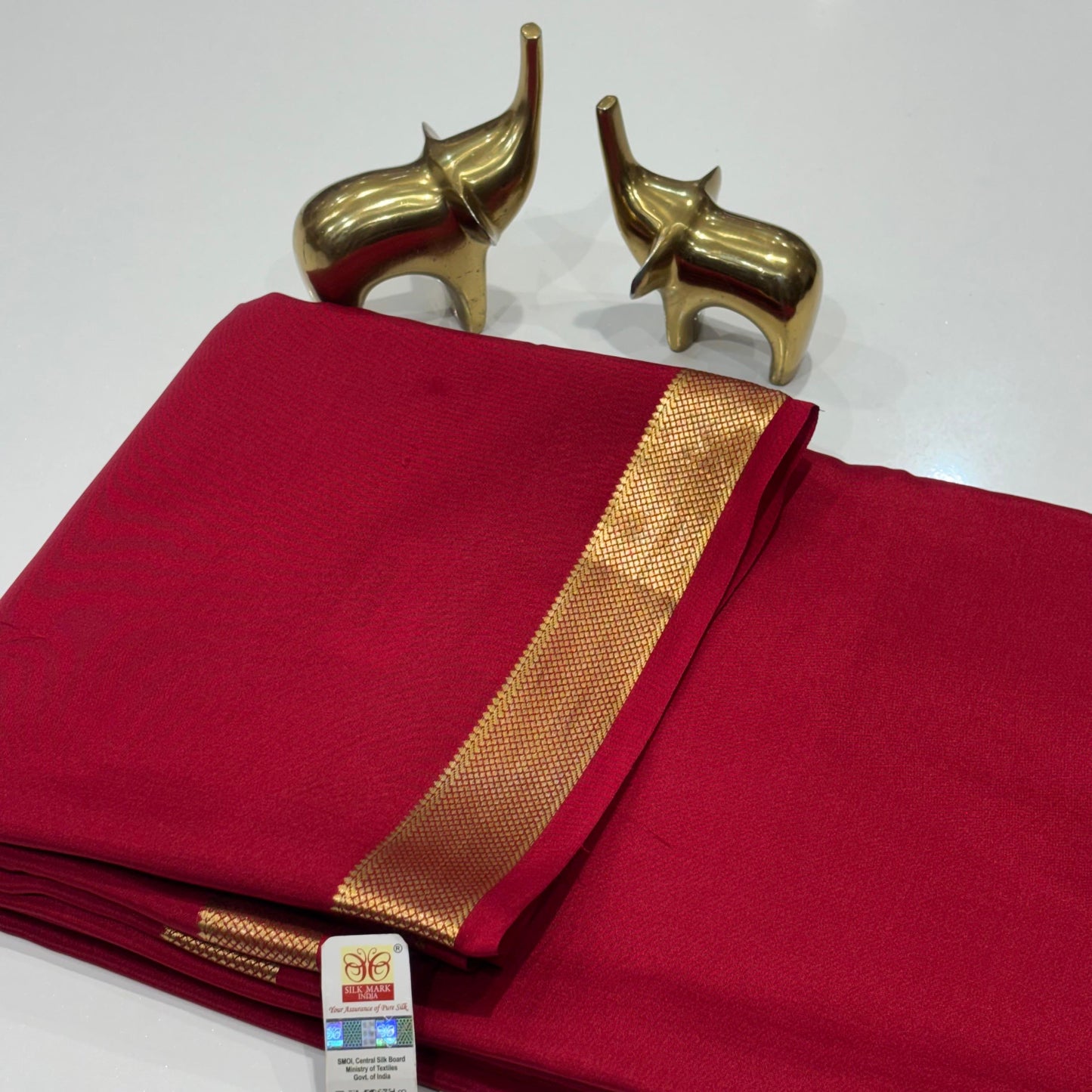 Pure Mysore Crepe Silk Saree