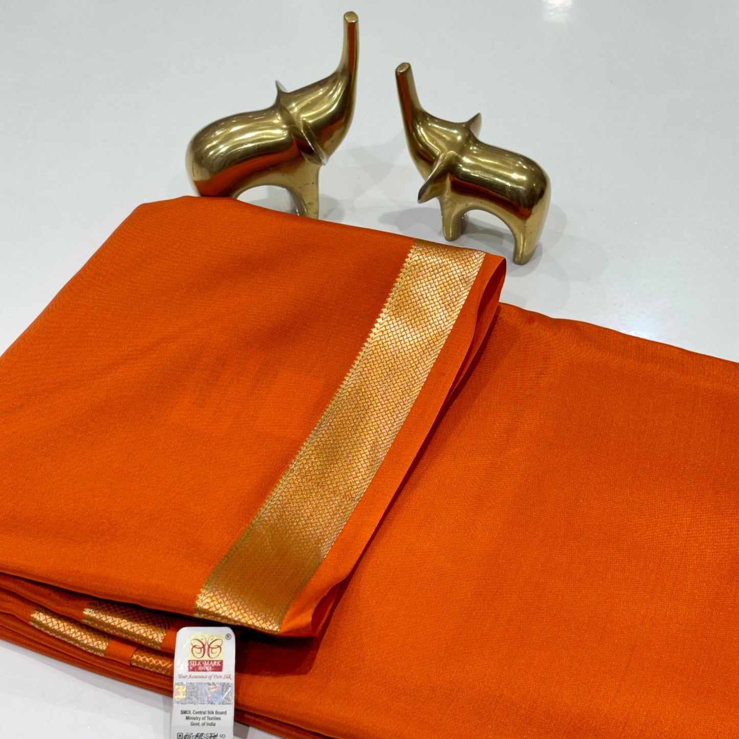 Pure Mysore Crepe Silk Saree