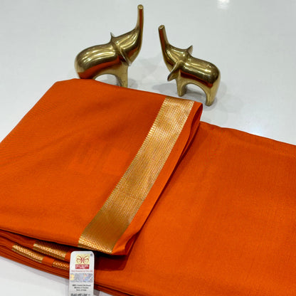 Pure Mysore Crepe Silk Saree