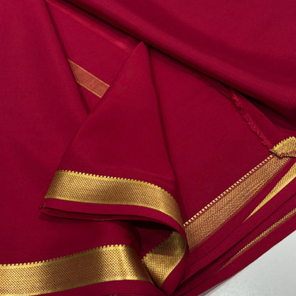 Pure Mysore Crepe Silk Saree