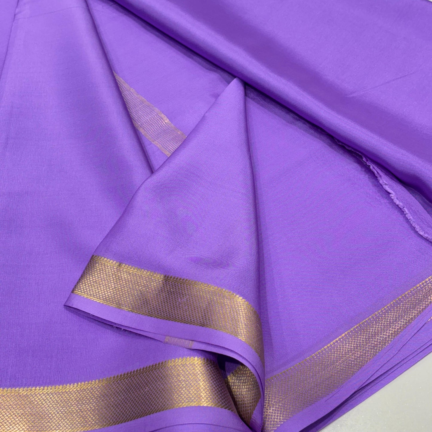 Pure Mysore Crepe Silk Saree