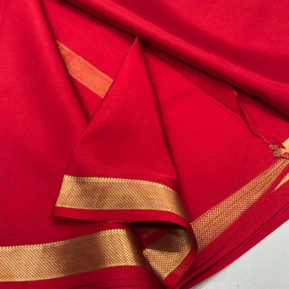 Pure Mysore Crepe Silk Saree
