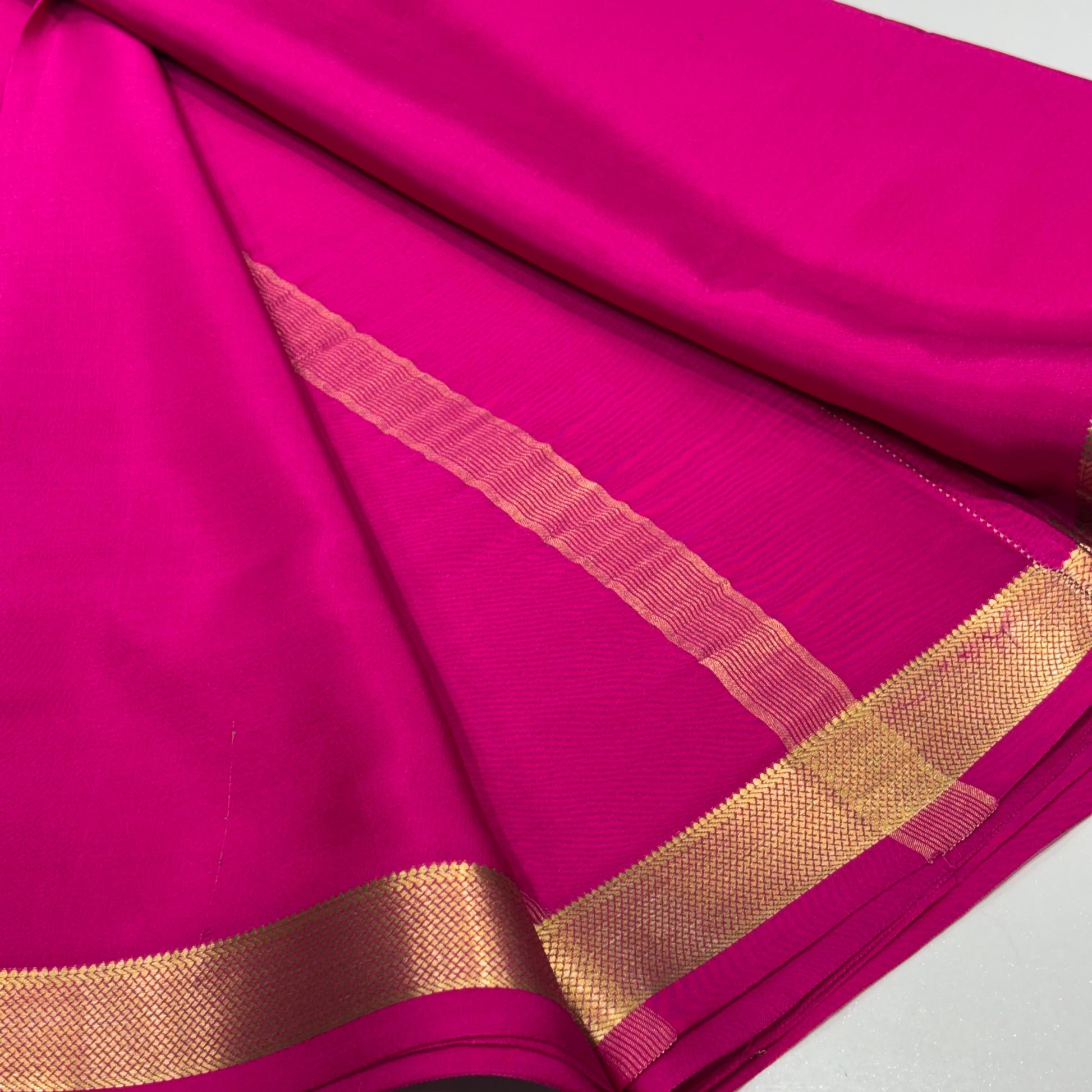 Pure Mysore Crepe Silk Saree