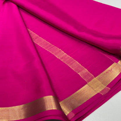 Pure Mysore Crepe Silk Saree