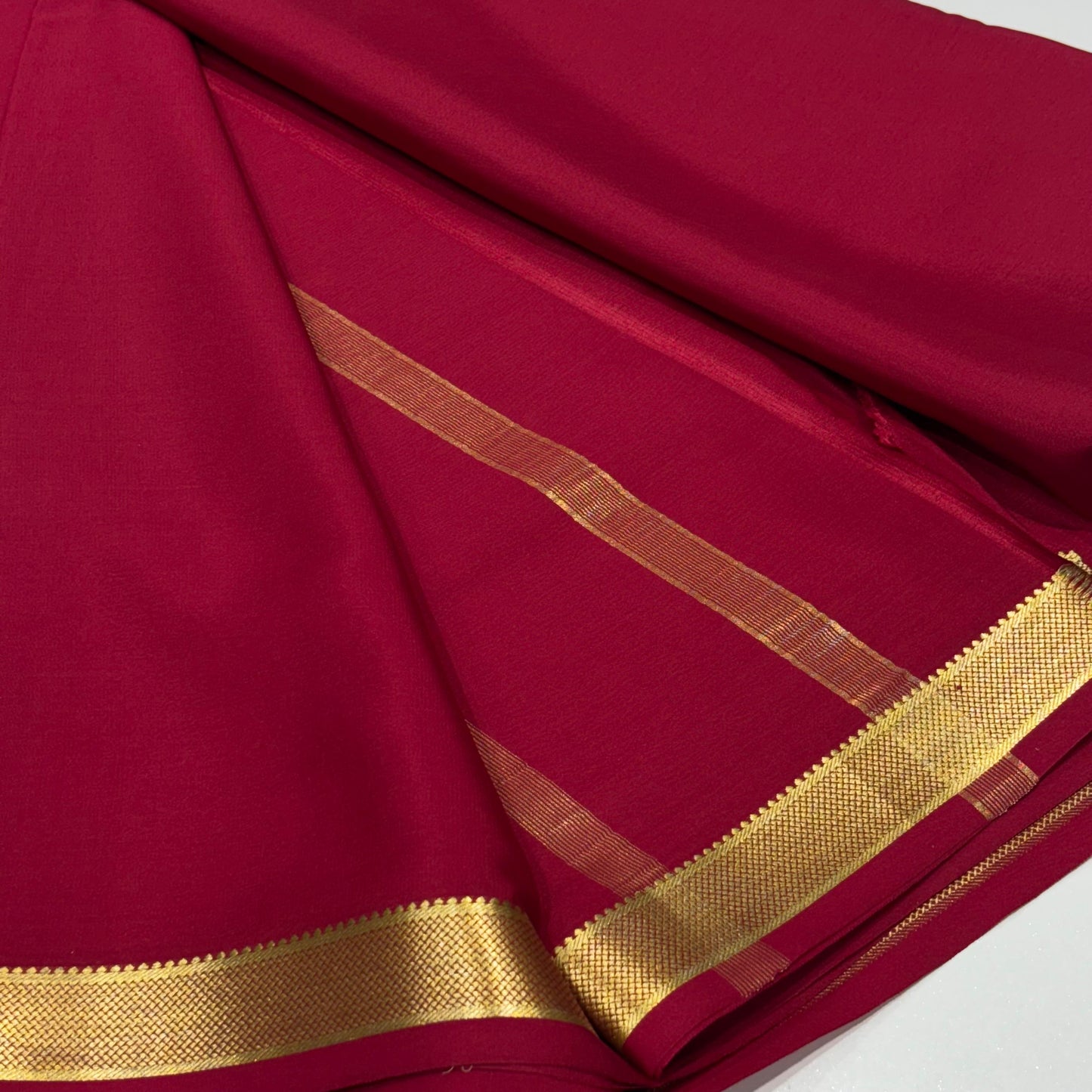 Pure Mysore Crepe Silk Saree