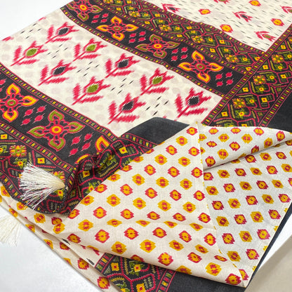 Tussar Cotton Saree