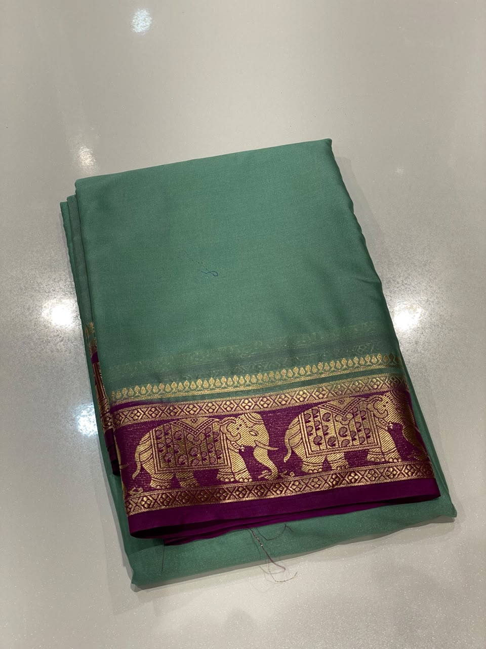 Semi Mysore Crepe Saree