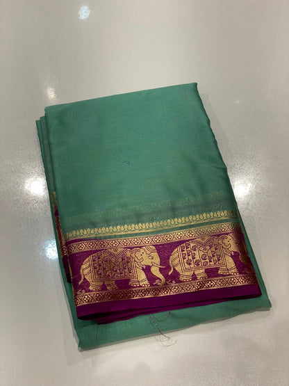 Semi Mysore Crepe Saree