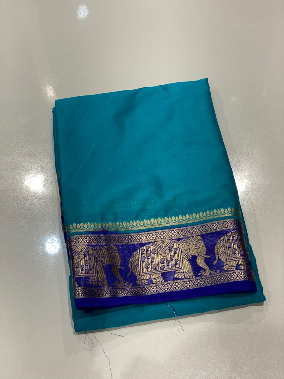 Semi Mysore Crepe Saree