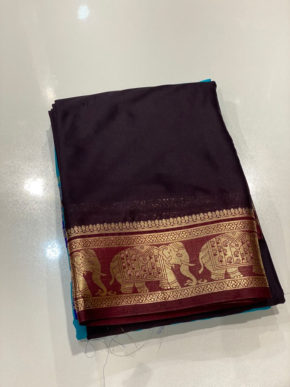 Semi Mysore Crepe Saree