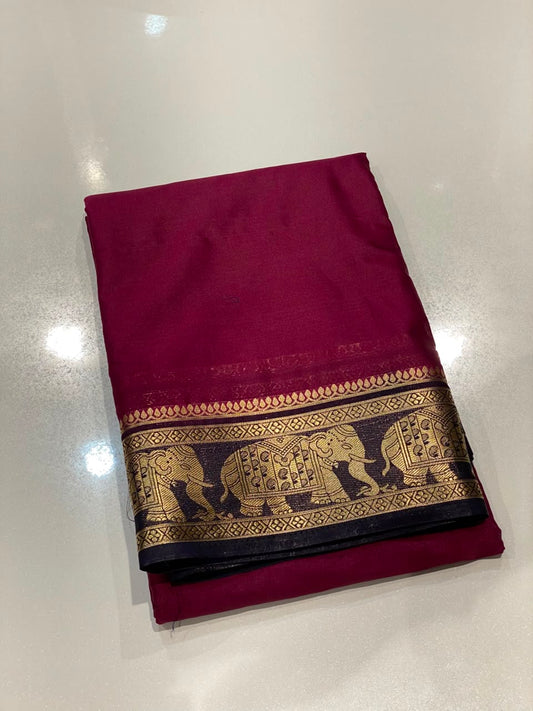 Semi Mysore Crepe Saree