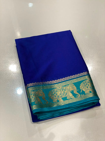 Semi Mysore Crepe Saree