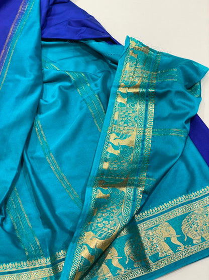 Semi Mysore Crepe Saree