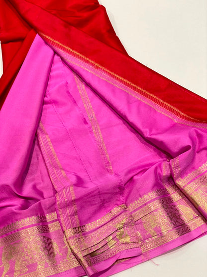 Semi Mysore Crepe Saree