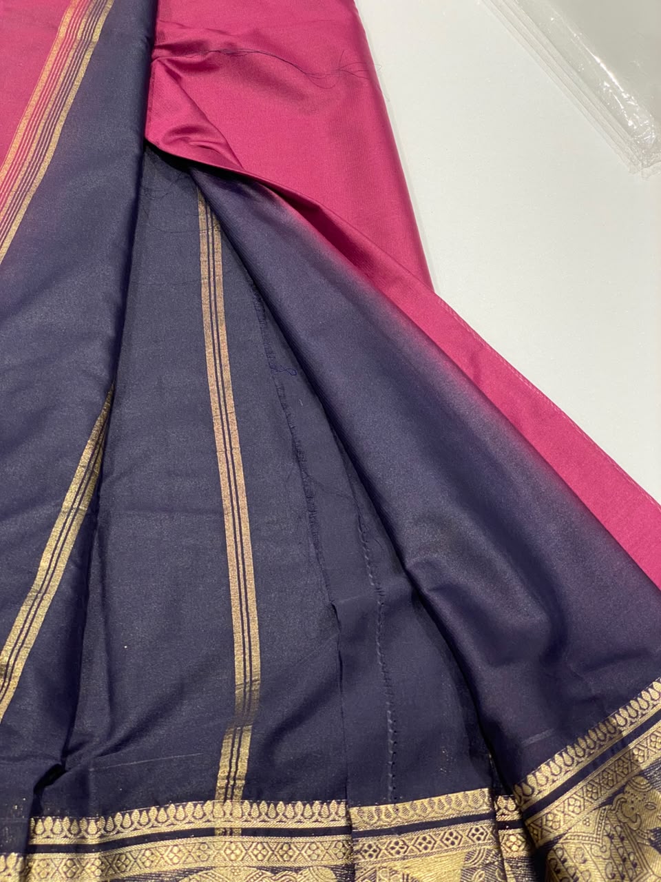 Semi Mysore Crepe Saree