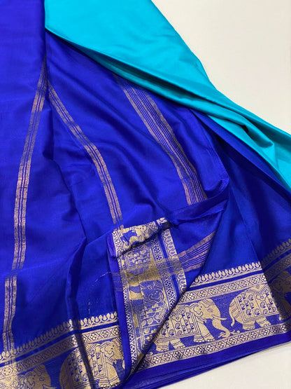 Semi Mysore Crepe Saree
