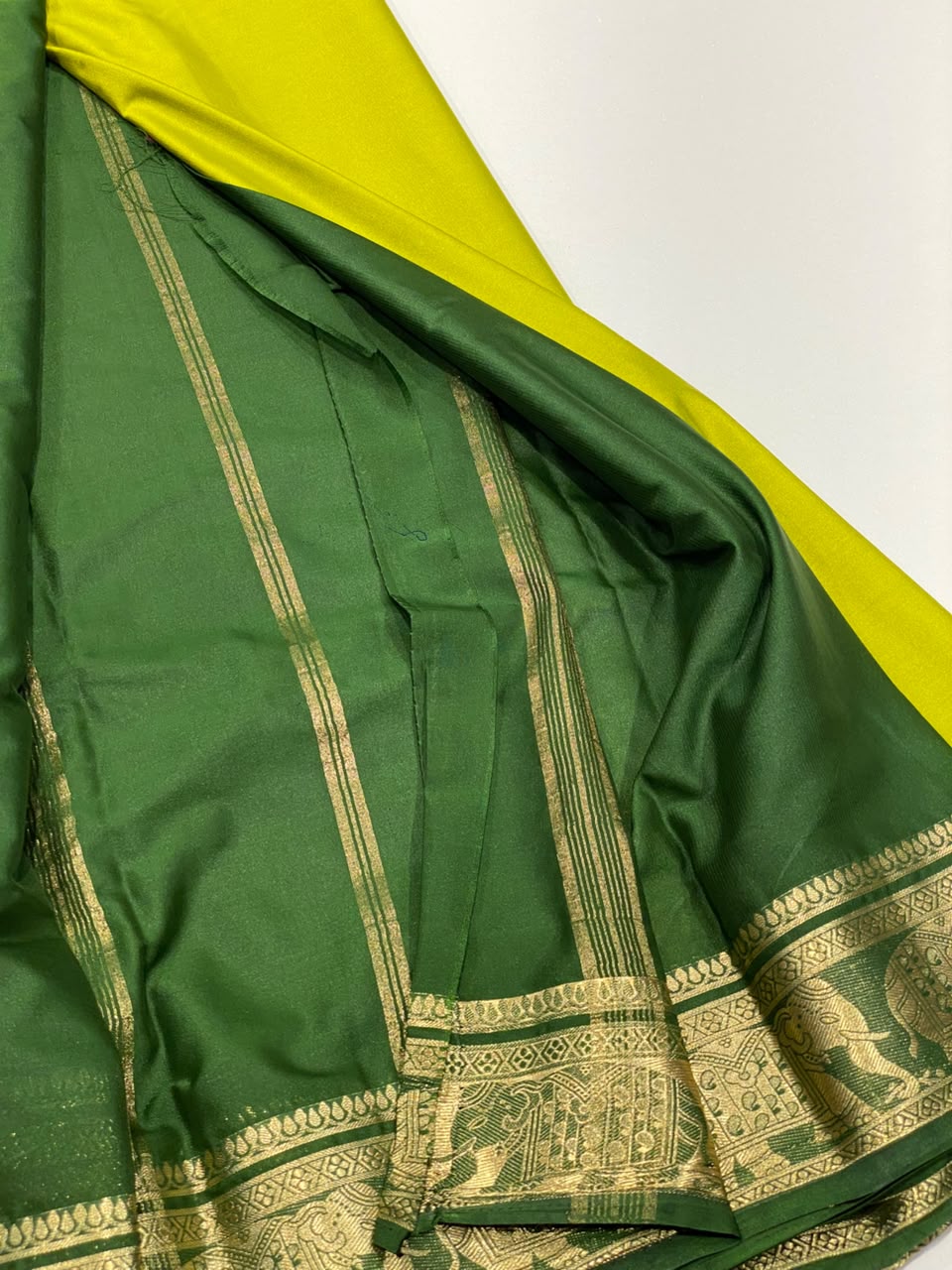 Semi Mysore Crepe Saree
