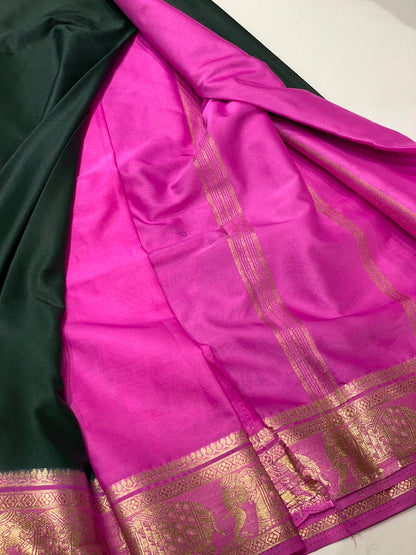 Semi Mysore Crepe Saree