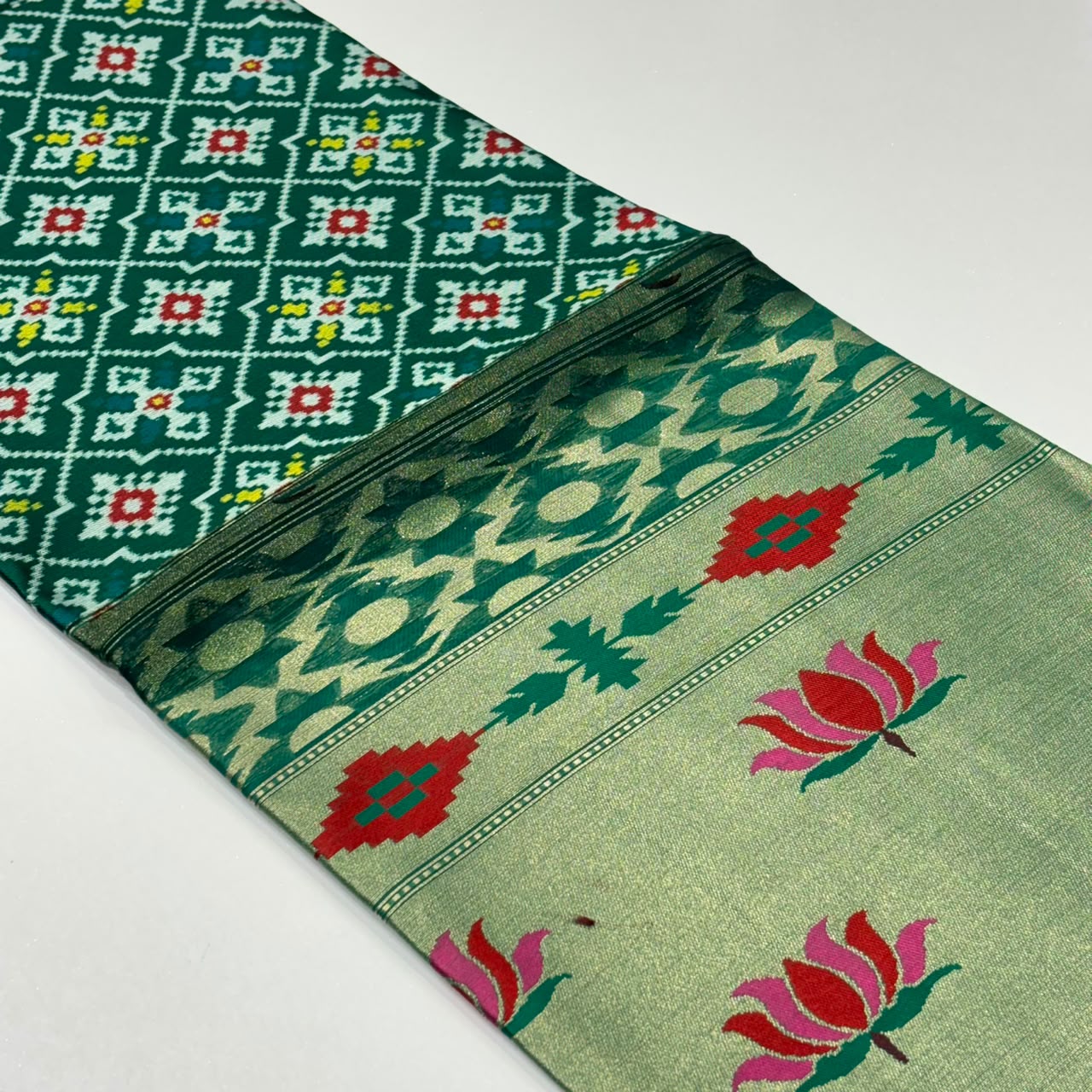 Semi Tussar Patola Saree