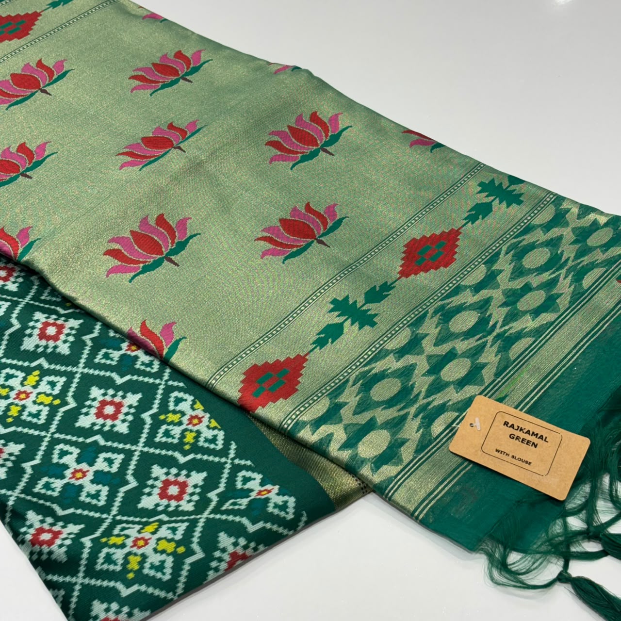 Semi Tussar Patola Saree