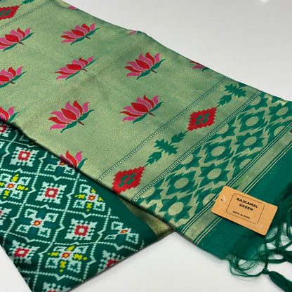 Semi Tussar Patola Saree