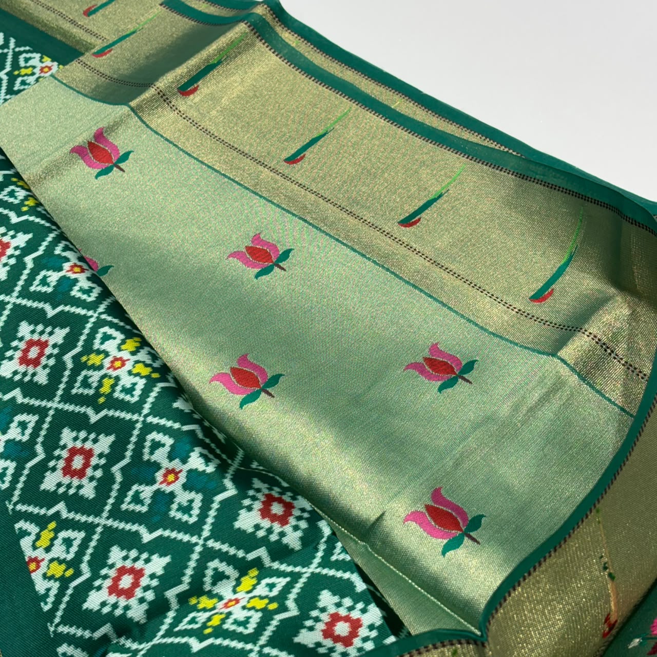Semi Tussar Patola Saree
