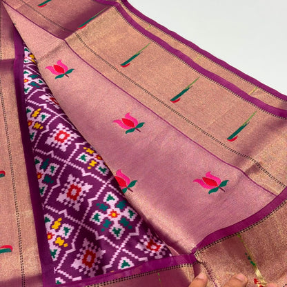 Semi Tussar Patola Saree