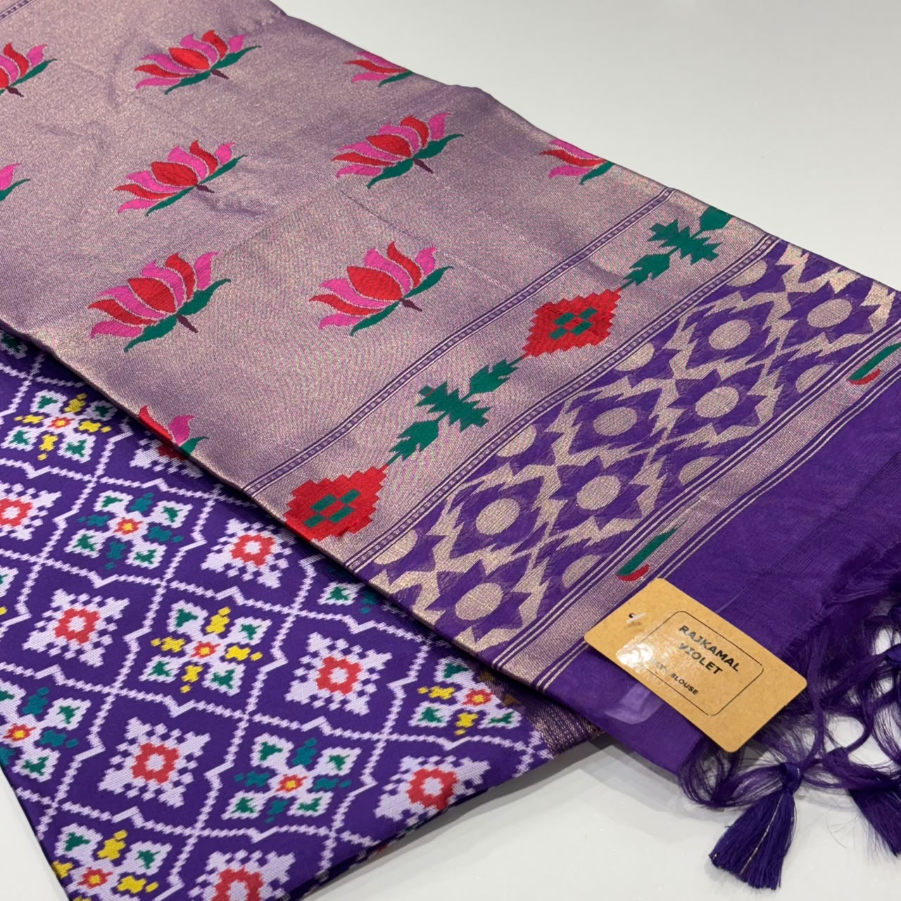 Semi Tussar Patola Saree