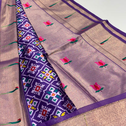 Semi Tussar Patola Saree