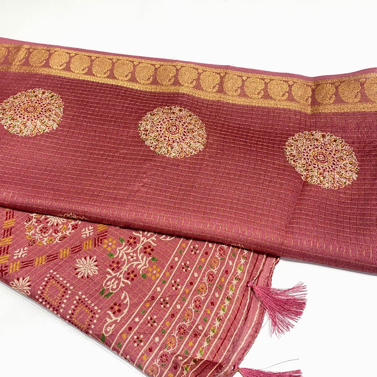 Printed Cotton Silk Saree