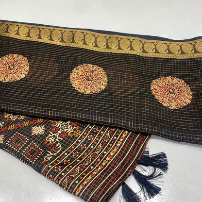 Printed Cotton Silk Saree
