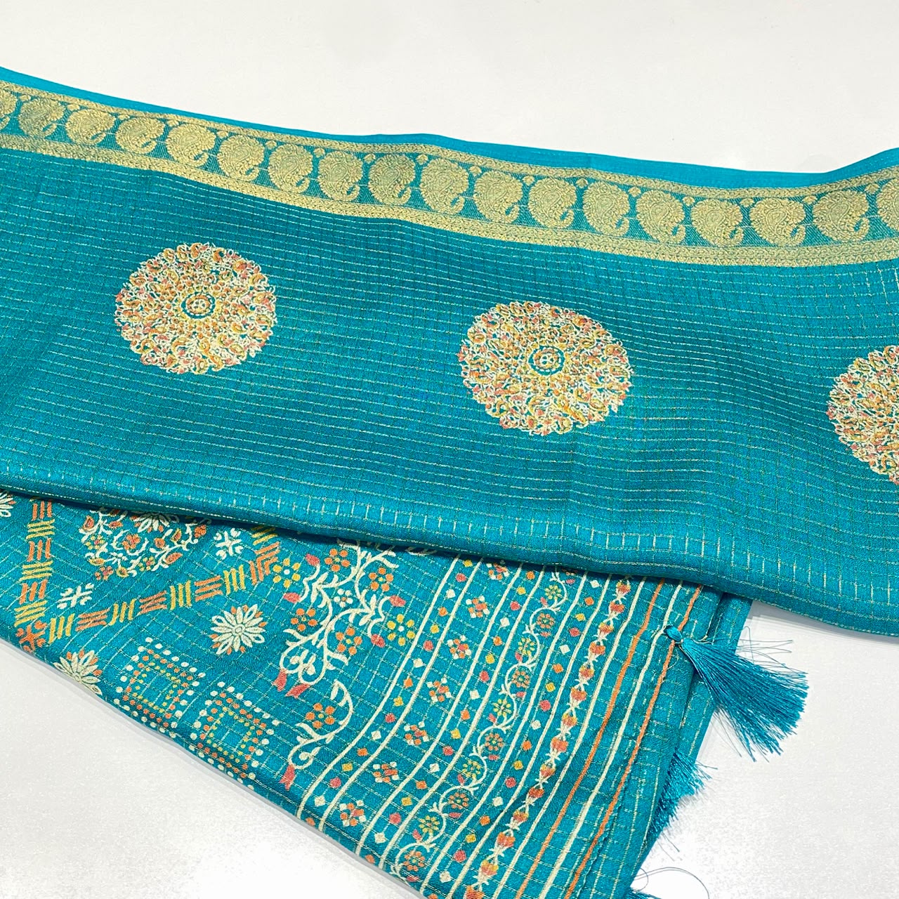 Printed Cotton Silk Saree