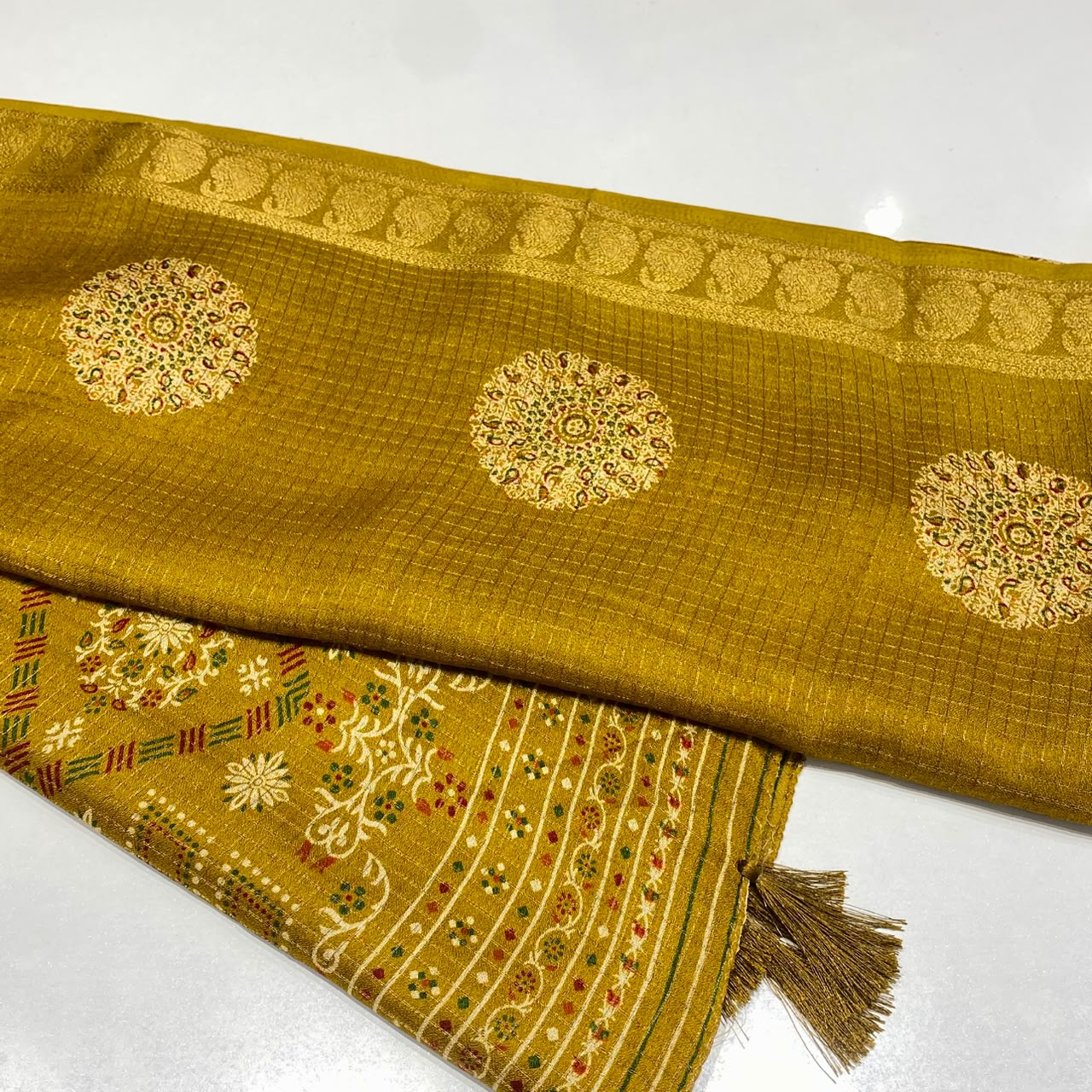 Printed Cotton Silk Saree