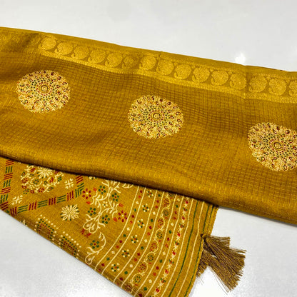 Printed Cotton Silk Saree