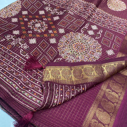 Printed Cotton Silk Saree