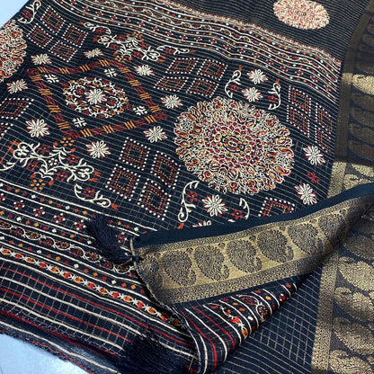 Printed Cotton Silk Saree