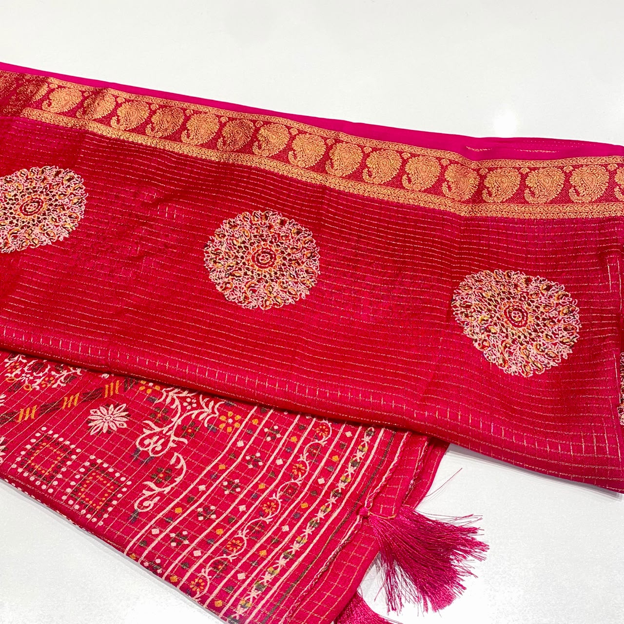 Printed Cotton Silk Saree