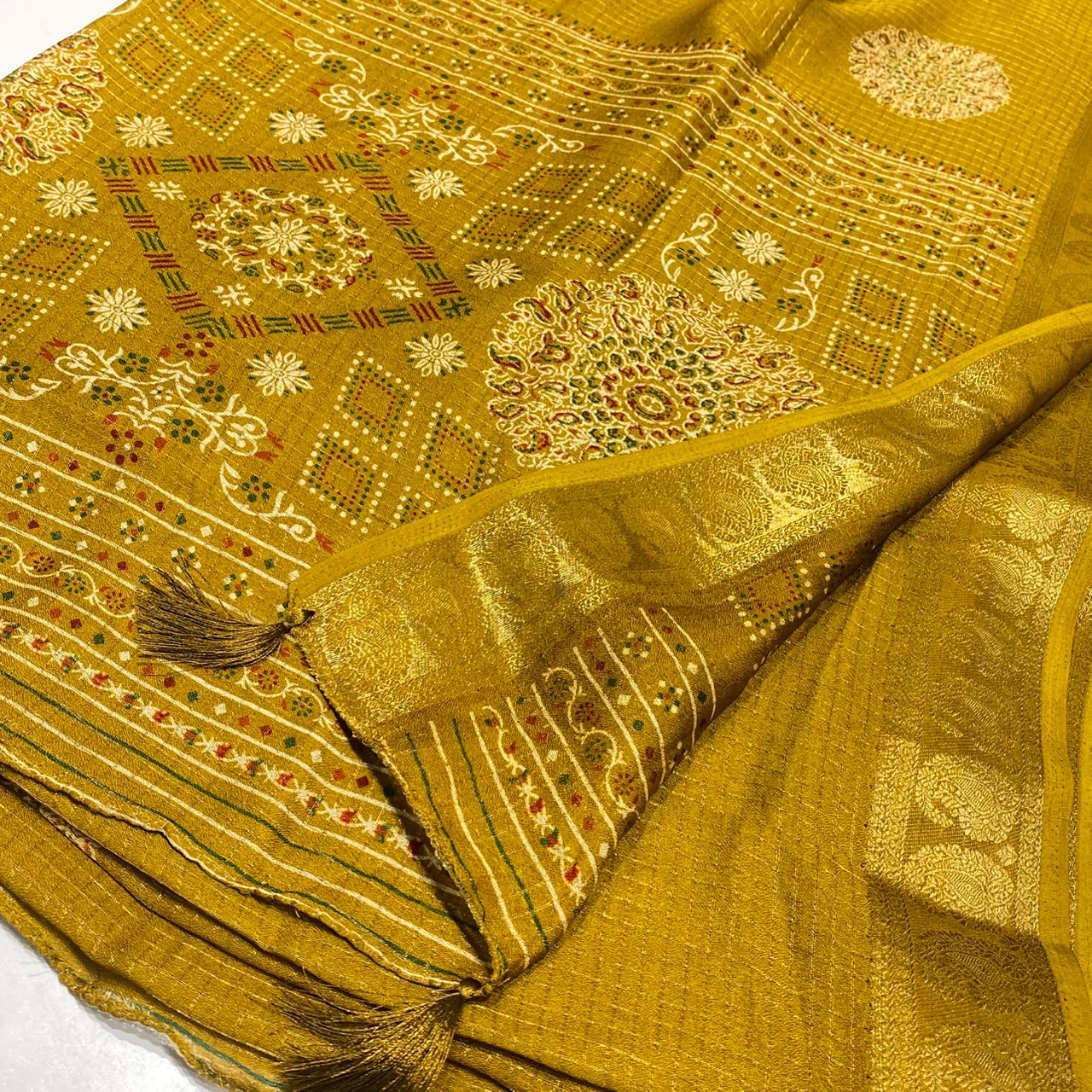 Printed Cotton Silk Saree