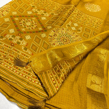Printed Cotton Silk Saree