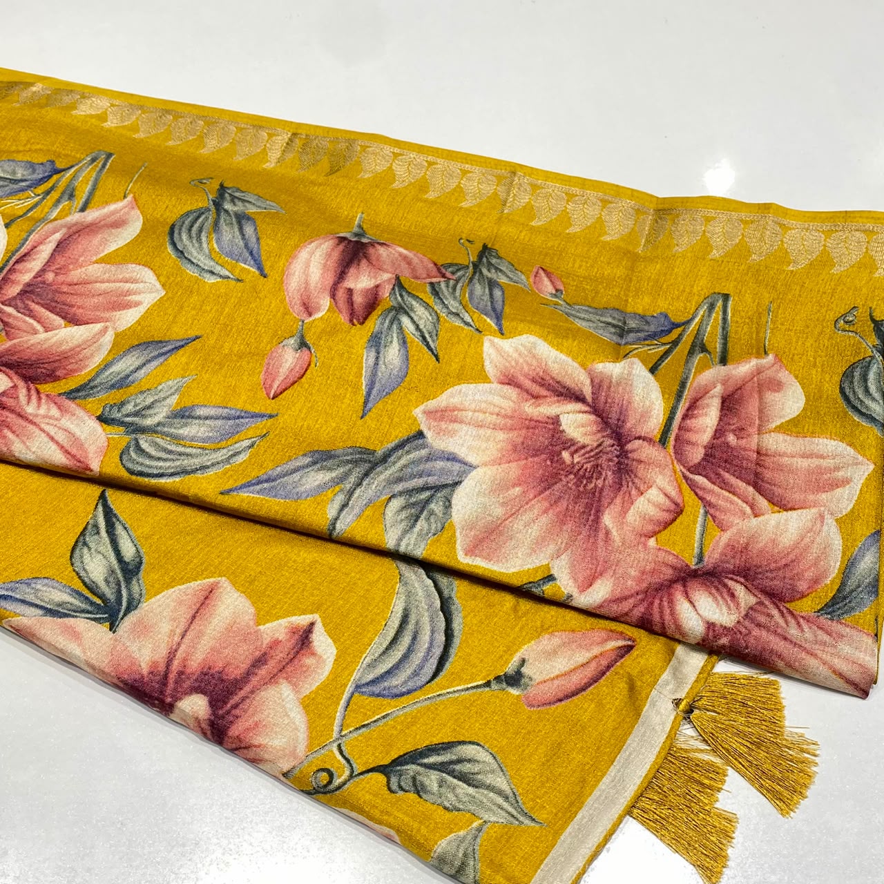Printed Cotton Silk Saree