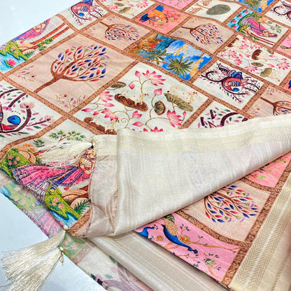 Printed Cotton Silk Saree