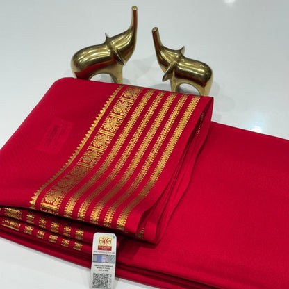 Pure Mysore Crepe Silk Saree