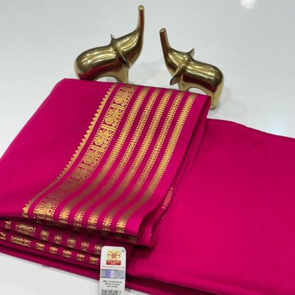 Pure Mysore Crepe Silk Saree