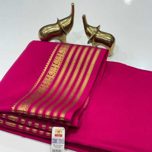 Pure Mysore Crepe Silk Saree